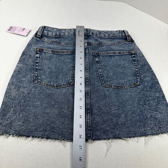 Wild Fable Women's Size 4 Skirt Denim Jean Mini Blue New With Tags - Picture 11 of 15